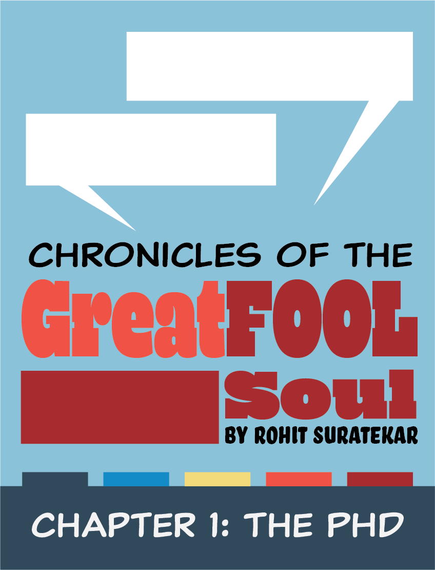 Cover of the comic "Chronicles of the GreatFool Soul", chapter 1.